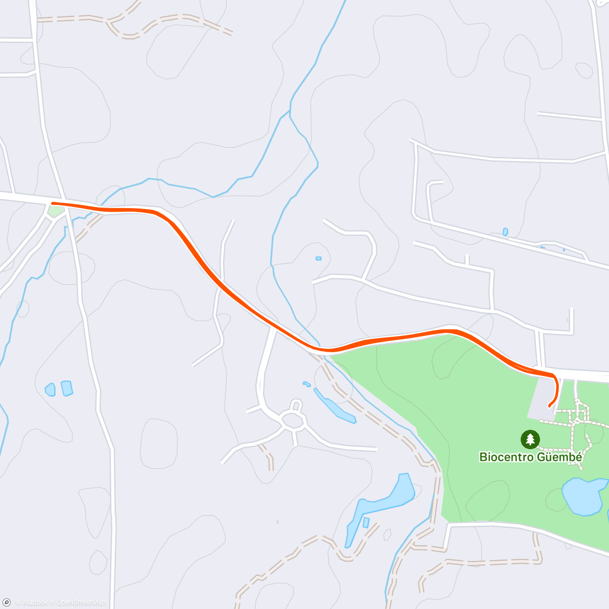 Map of the activity, Carrera RunFit 12 años
