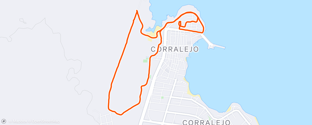 Map of the activity, Off Road Run