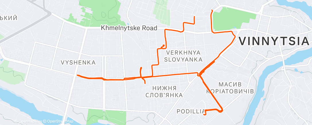 Map of the activity, 728