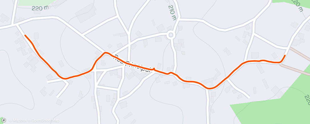 Mapa da atividade, Night Walk