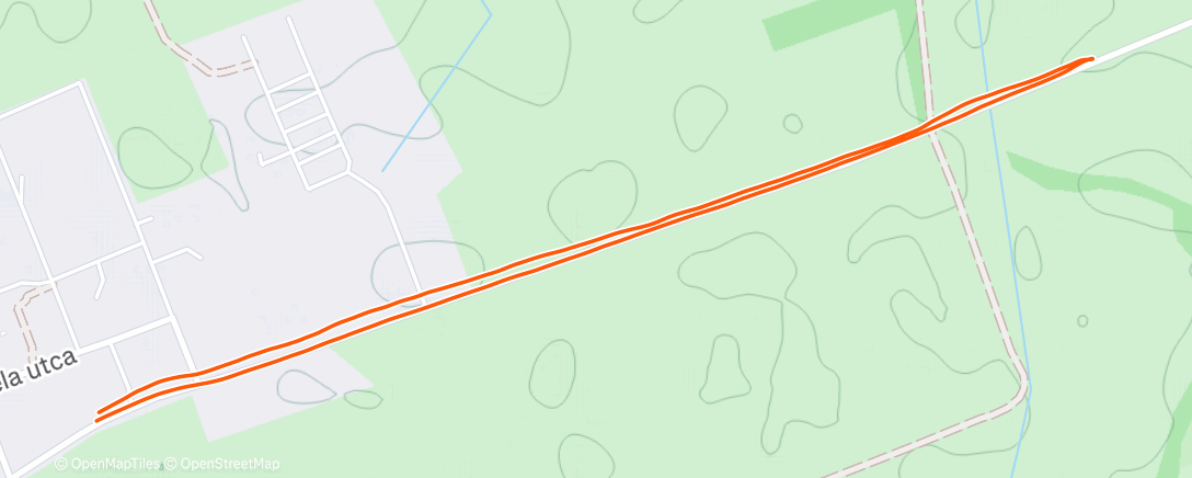 Map of the activity, Lunch Run