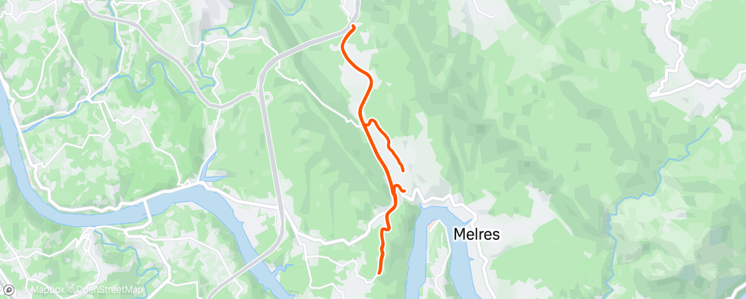 Map of the activity, Morning Ride