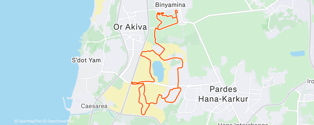 Карта физической активности (Zaznu להוציא אנרגיה)