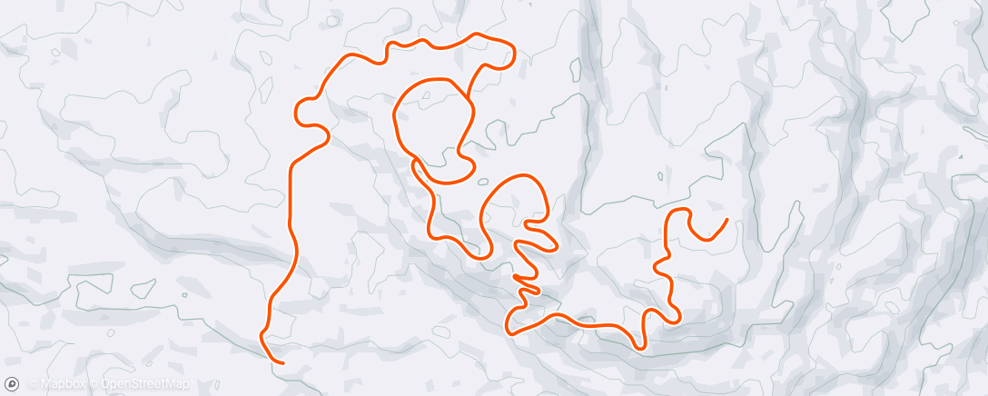 Map of the activity, TrainingPeaks Virtual - Workout: Tempo/SS pairing