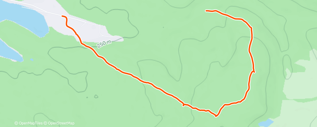 Map of the activity, Lunch Walk