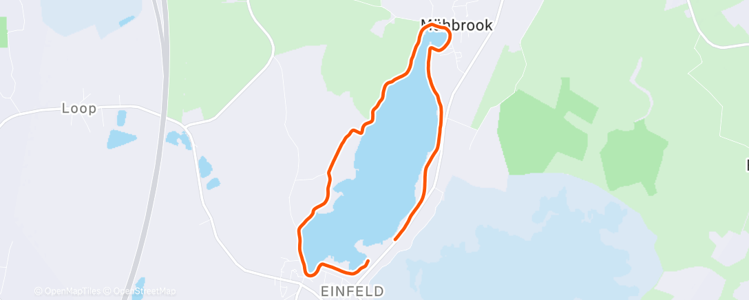 Карта физической активности (Afternoon Run)