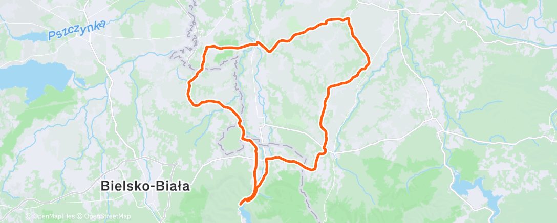 Map of the activity, Morning Ride
