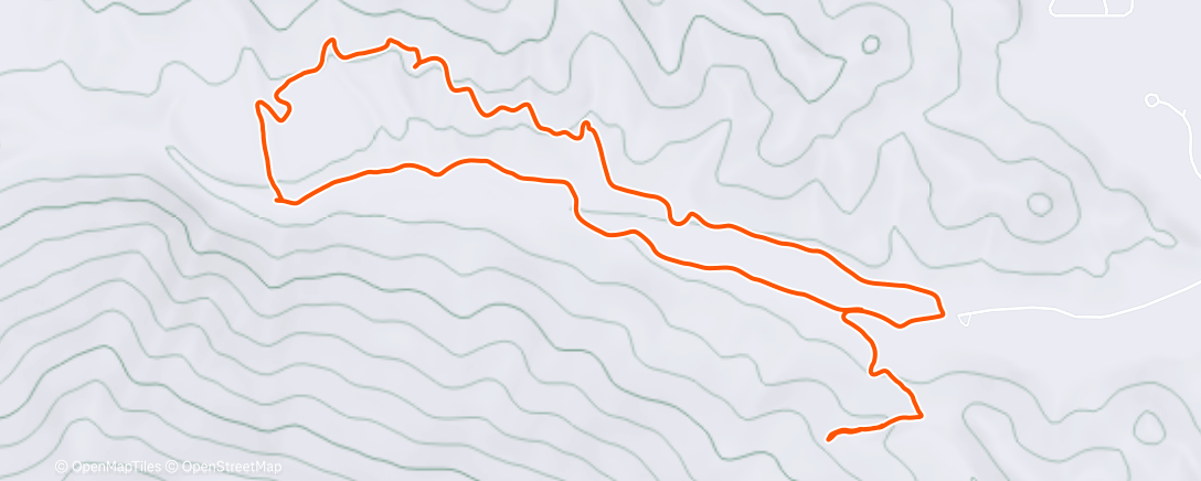 Map of the activity, Afternoon Mountain Bike Ride