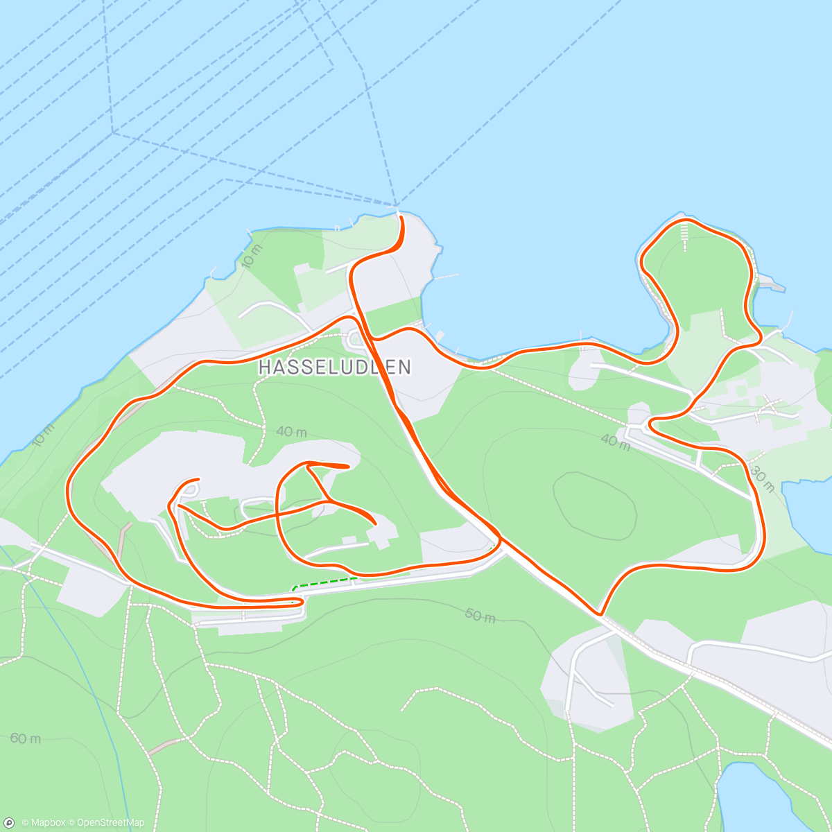 Map of the activity, S03E46 - Yasuragi Bday Run
