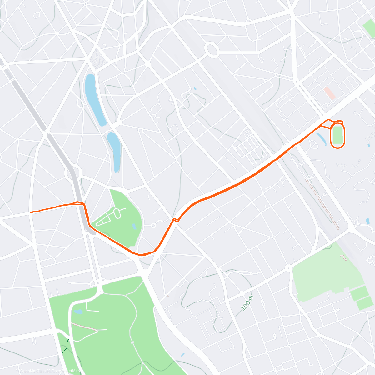 Карта физической активности (Lunch Run)