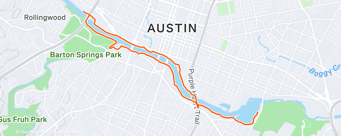 Mapa da atividade, 🥵 in Austin!