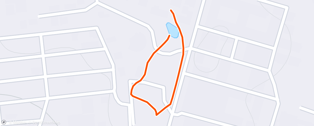 Map of the activity, Lunch Run