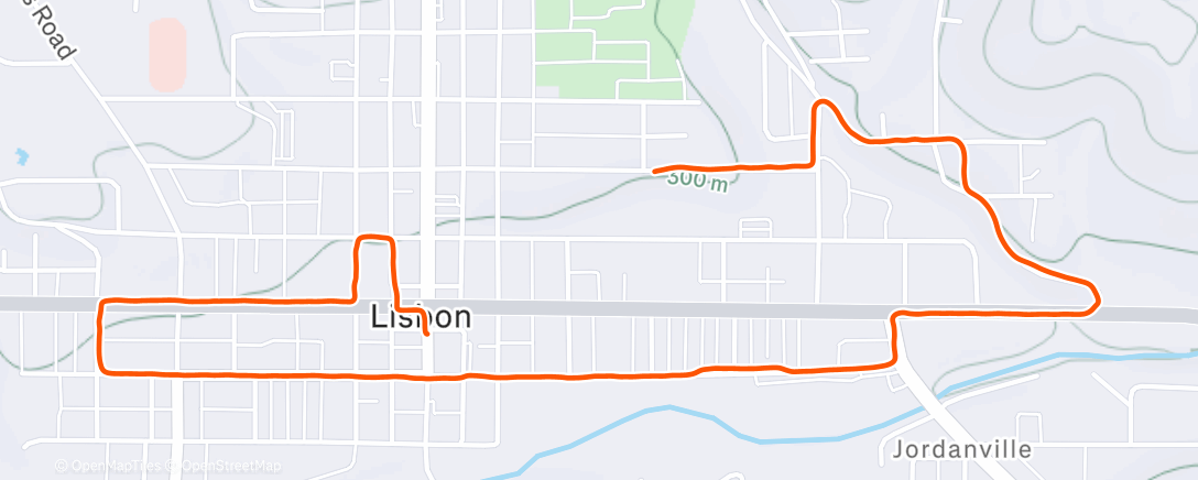 Mapa de la actividad (Afternoon Run with Heaver)