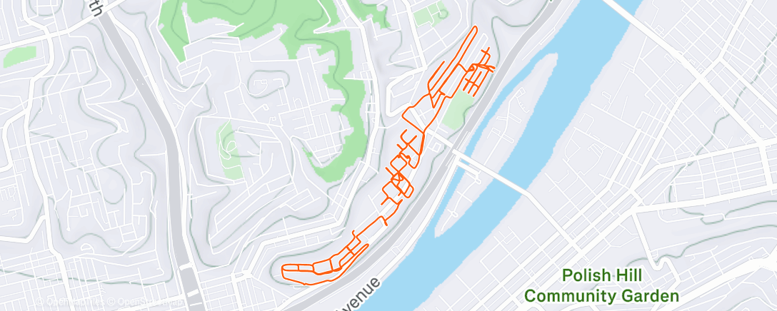 Map of the activity, Afternoon Ride