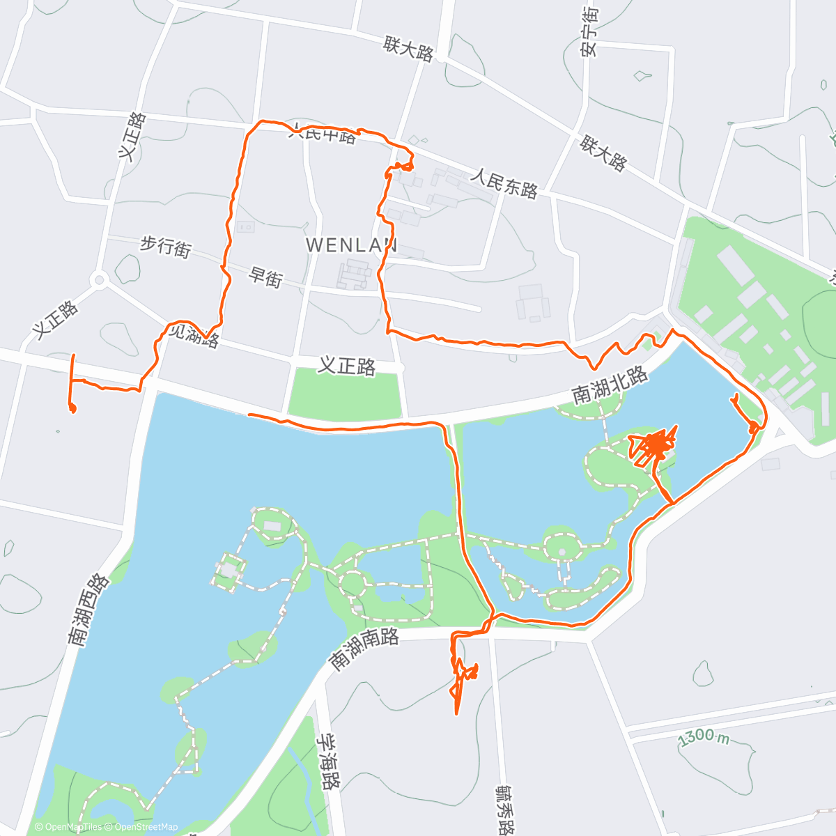 Карта физической активности (Afternoon Walk ☁️)