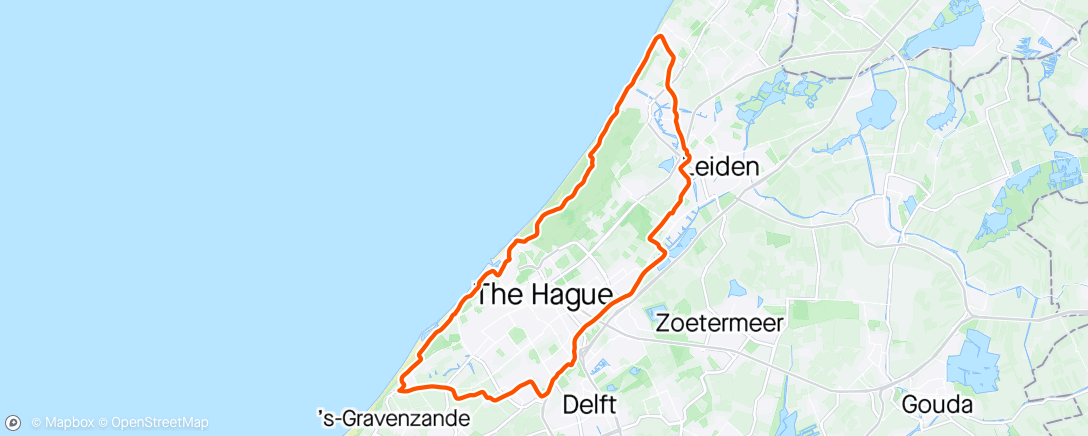 Map of the activity, First ride on New Bike