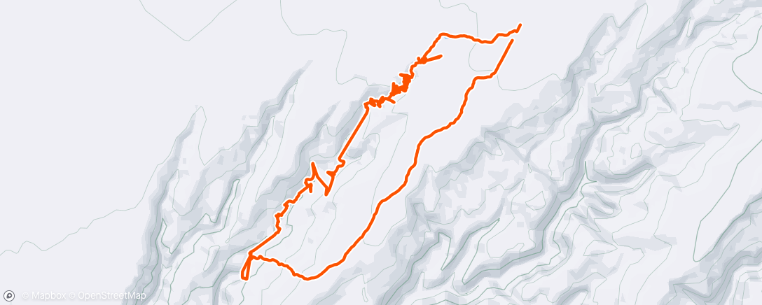 Map of the activity, Morning Hike