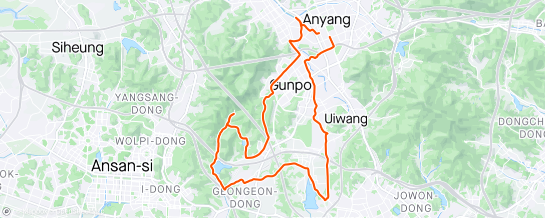 Map of the activity, 대야미 w DSAY