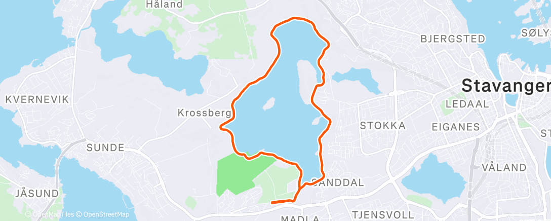 Карта физической активности (Afternoon Run)