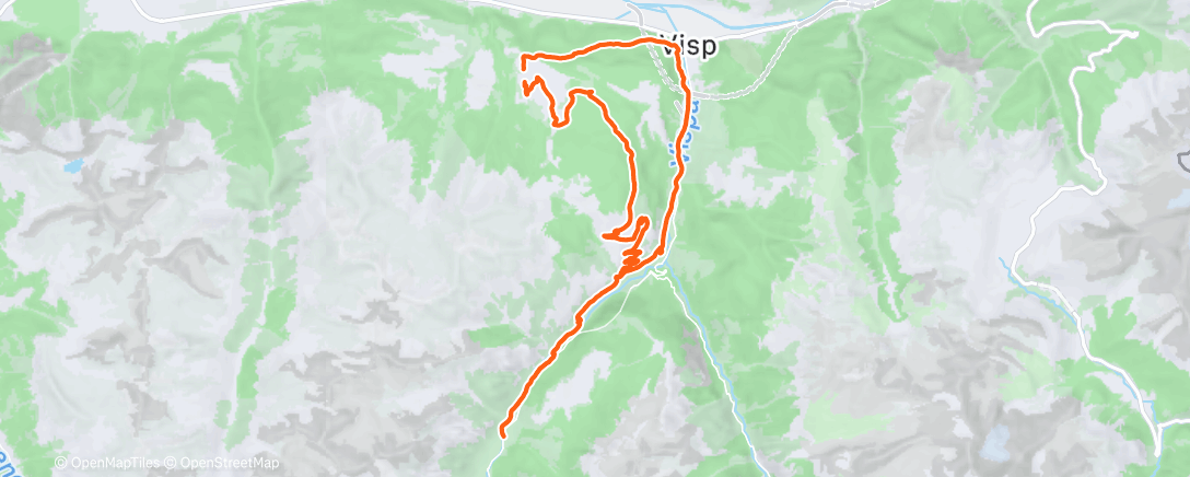 Map of the activity, Mountainbike-Fahrt zur Mittagszeit