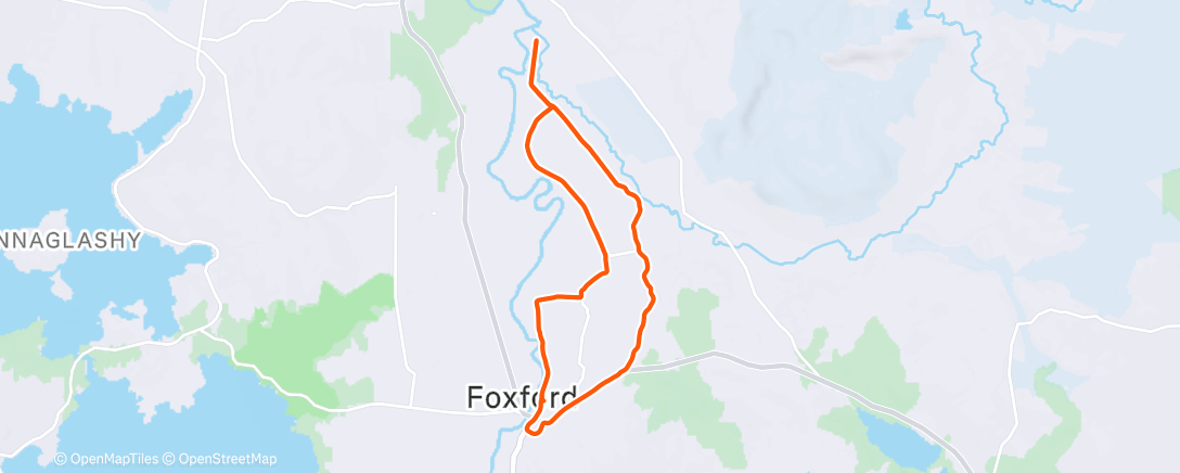 Map of the activity, A 103km week!