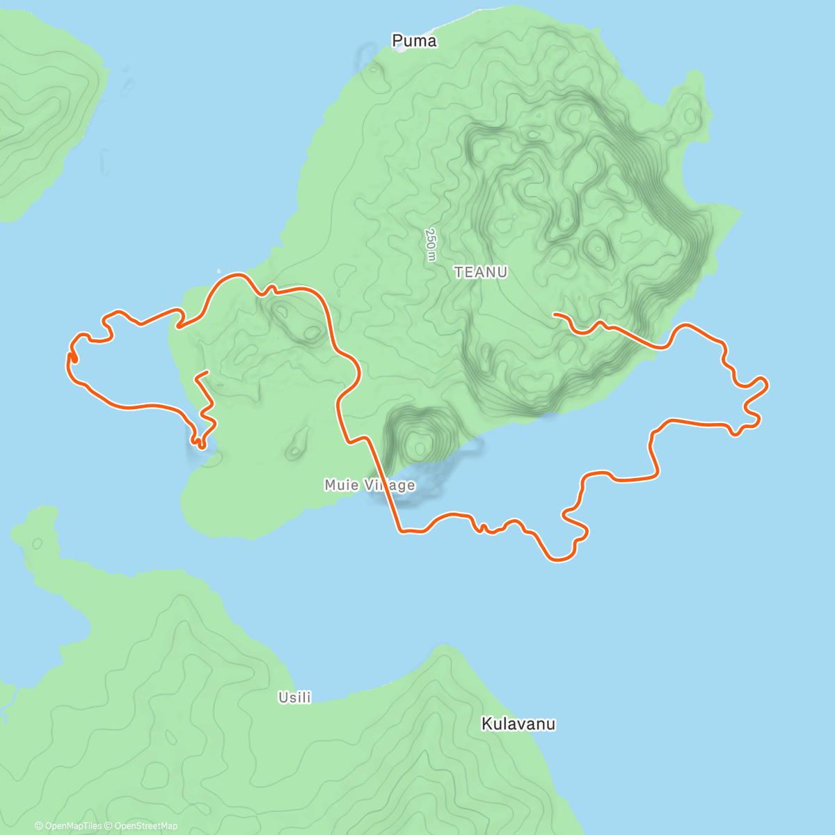 Map of the activity, Zwift - Big Flat 8 in Watopia