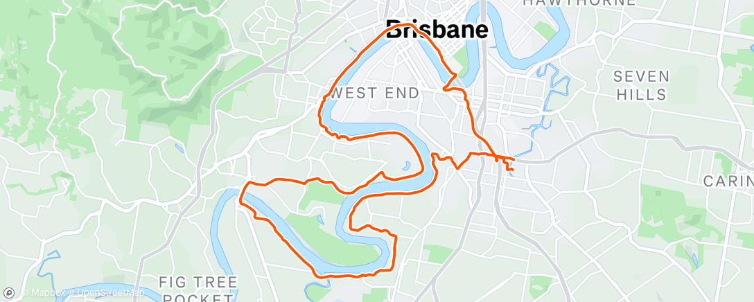 Mappa dell'attività Morning Ride