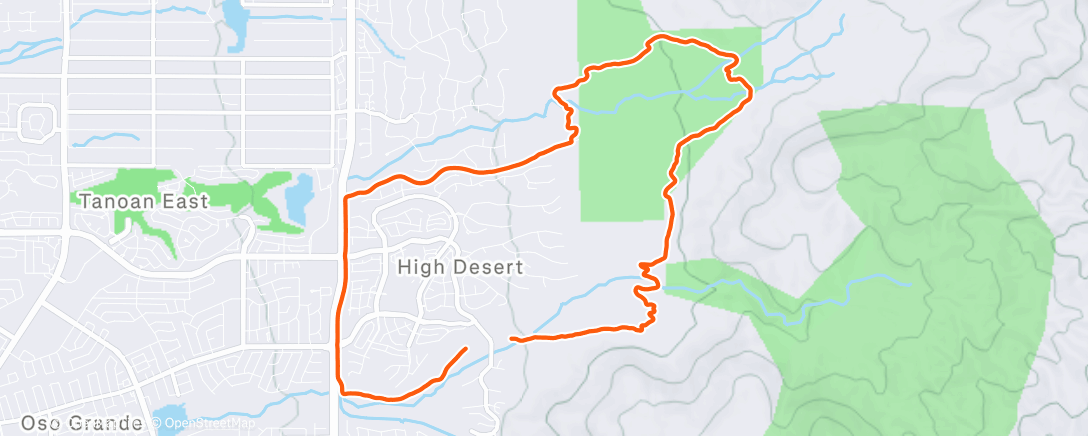 Map of the activity, Oh my pretty sunset