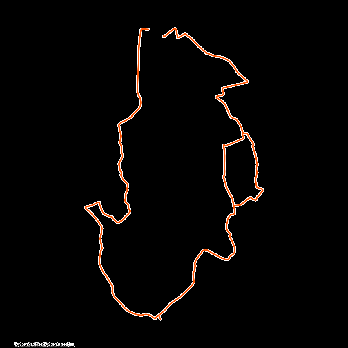 Map of the activity, Taunustaler Xmas Höhenmeter Battle