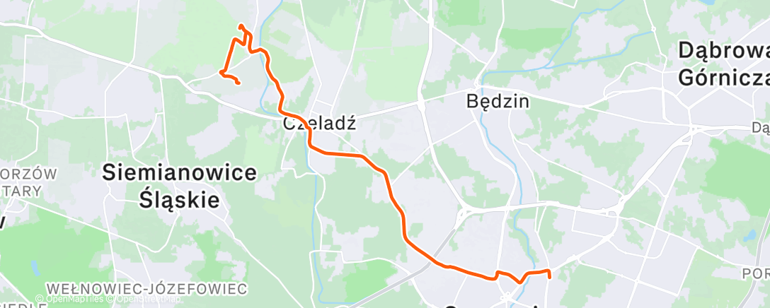 Карта физической активности (Afternoon Ride)