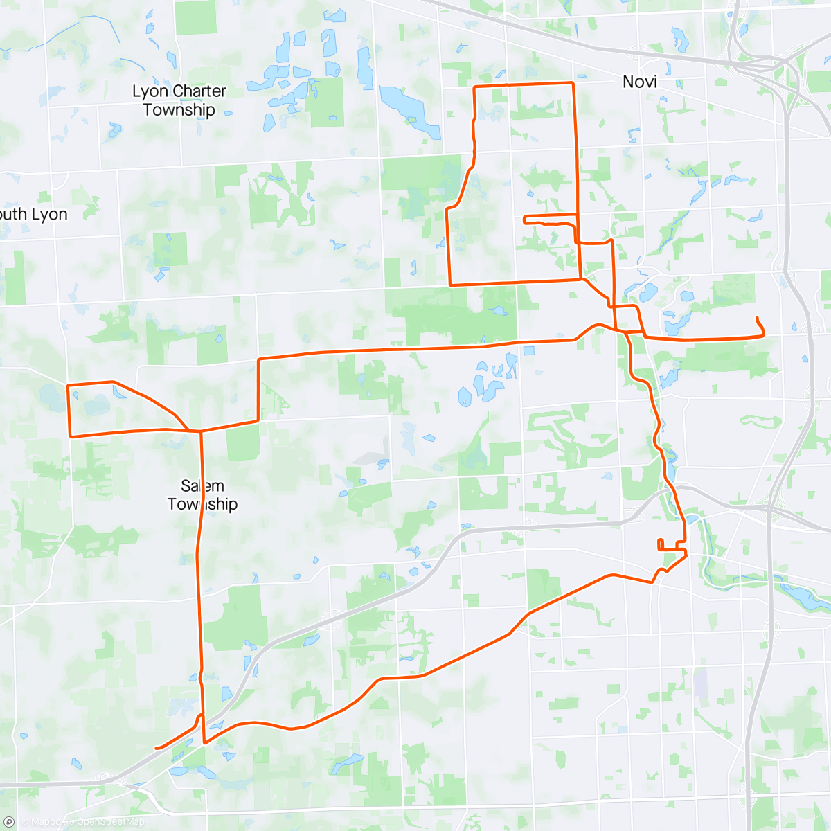 Map of the activity, (pre) birthday ride: new go fast wheels