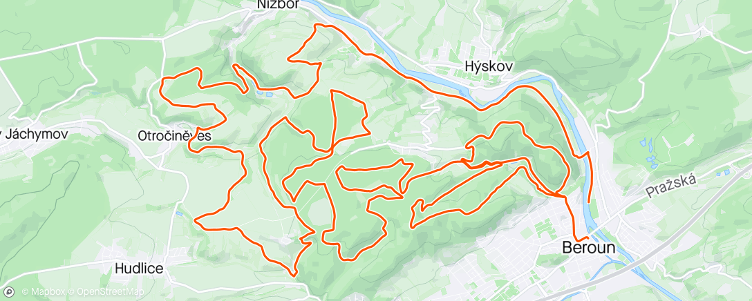 Mapa da atividade, KPŽ Beroun
