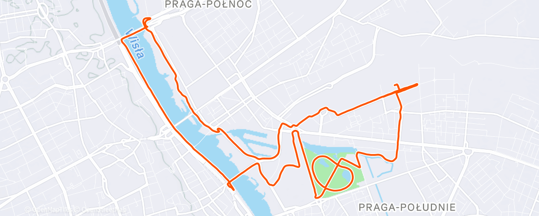 Map of the activity, Lunch Run