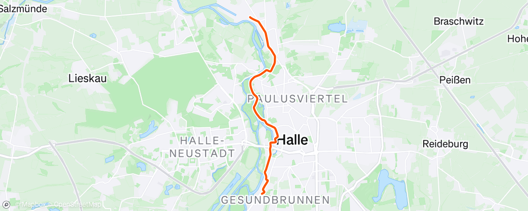 Map of the activity, Zurück