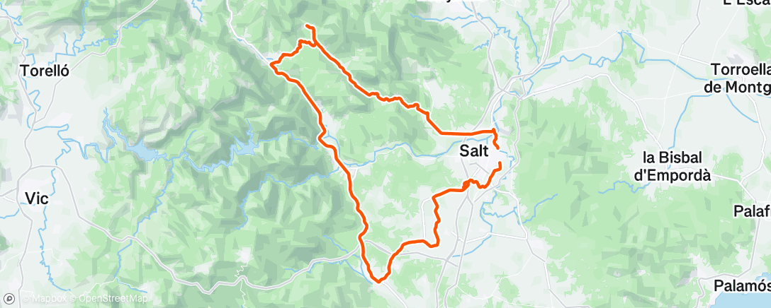 Карта физической активности (Finally outside after being down bad all week)