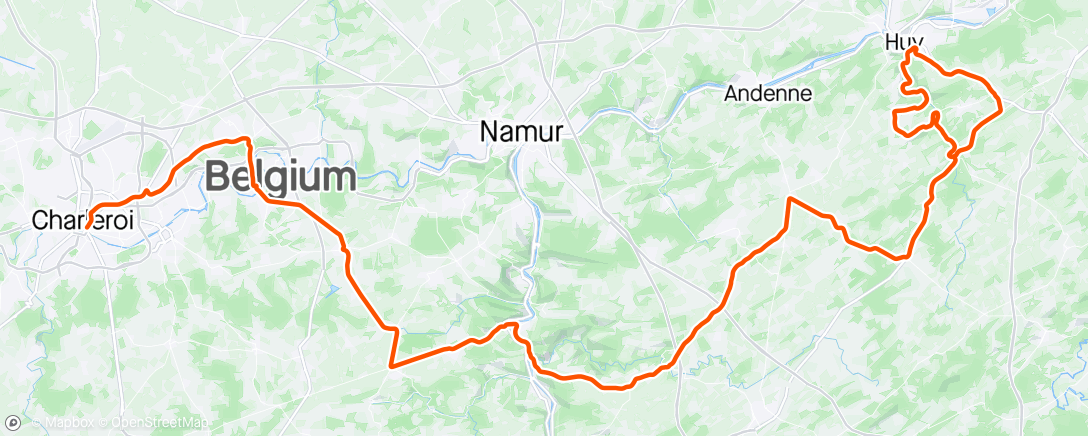 Map of the activity, La Flèche Wallone