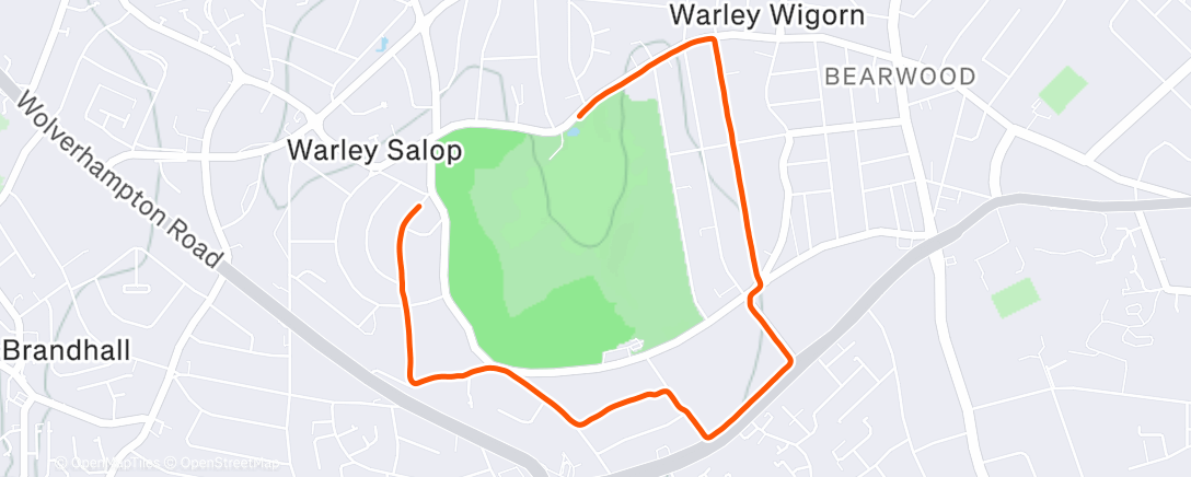 Peta aktivitas, Afternoon Run