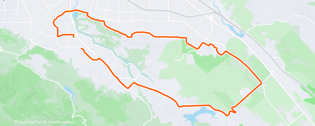 Mapa de la actividad (Morning Ride)