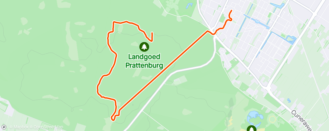 Map of the activity, Groene paaltjes