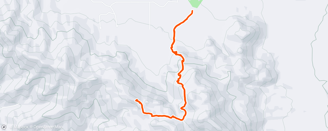 Map of the activity, Morning Hike