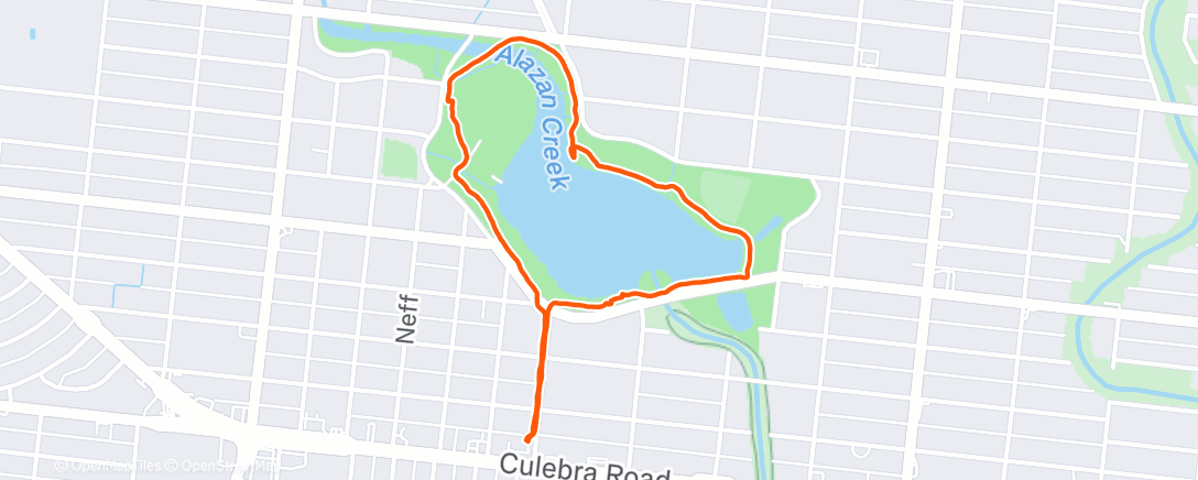 Map of the activity, Dog walk