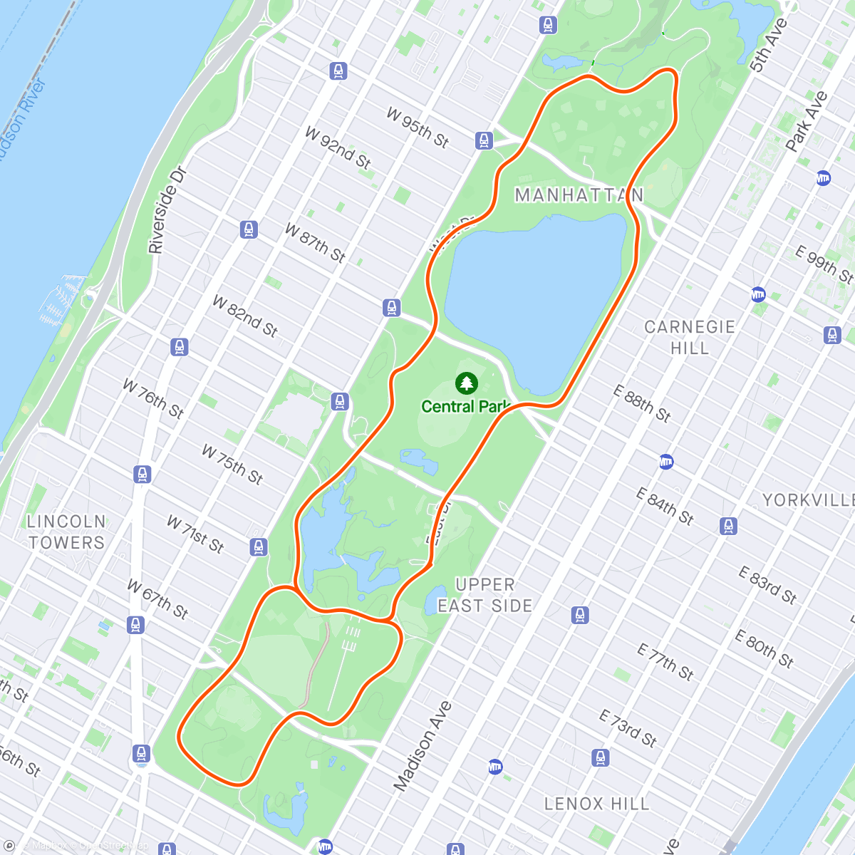 Map of the activity, Zwift - Arise in New York