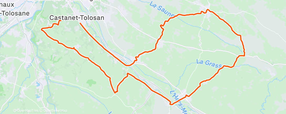 Map of the activity, frozen