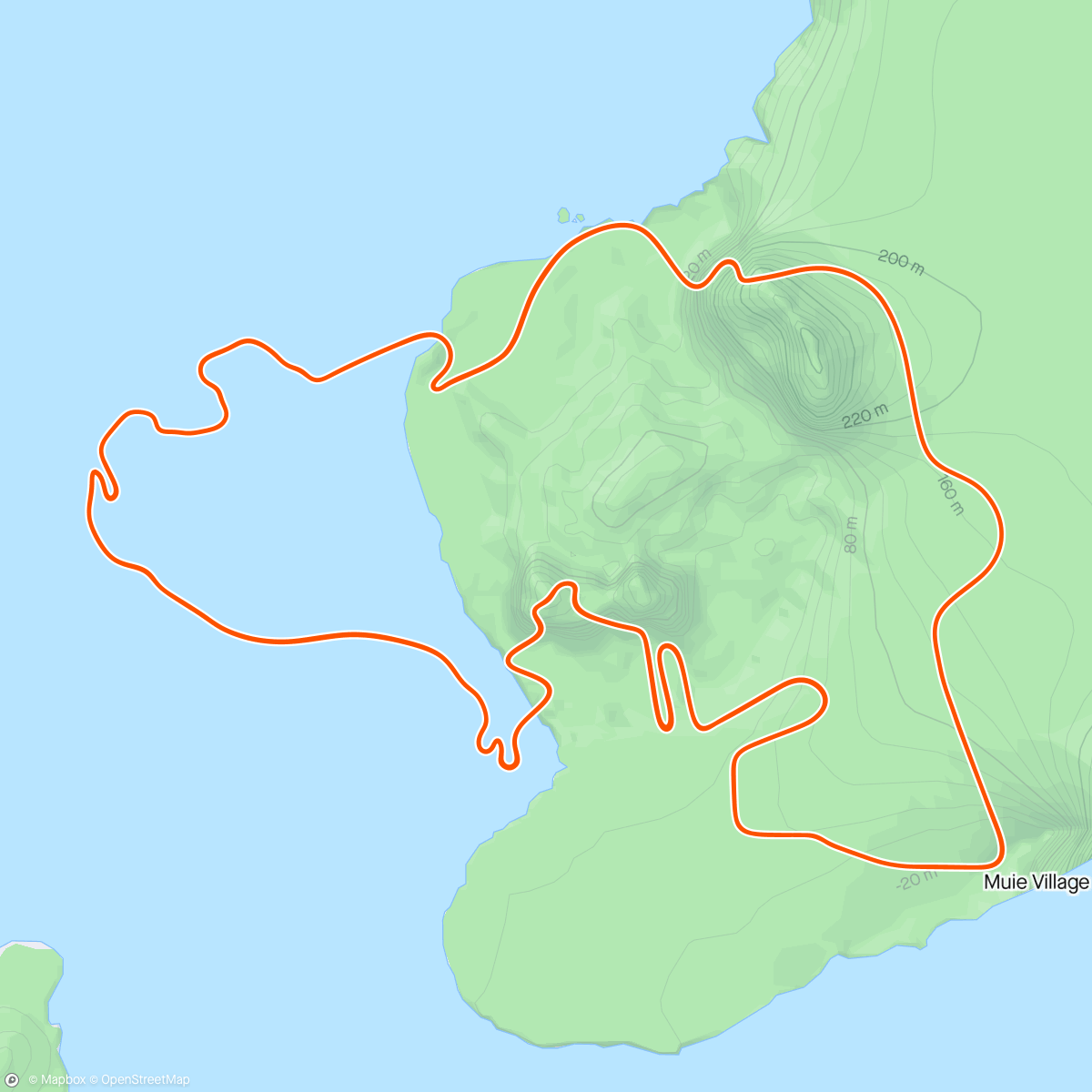 Mapa de la actividad (Zwift - Igal Shacham's Meetup on Beach Island Loop in Watopia)