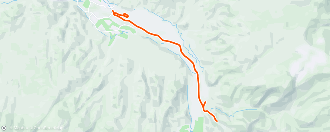 Map of the activity, 1.5:45 VO2 Work (2)