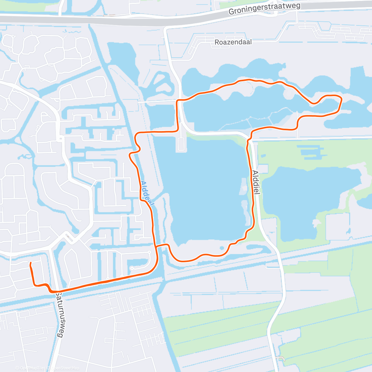 Map of the activity, Nog 1 nachtje