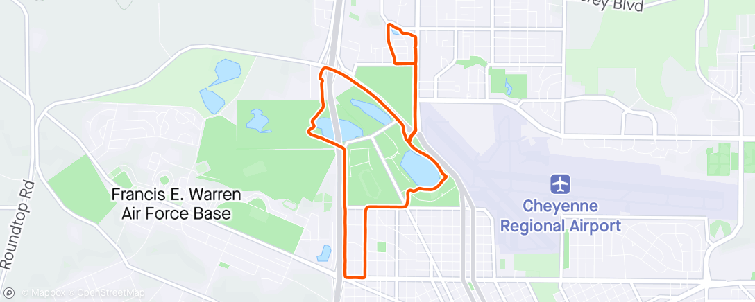 アクティビティ「Morning Run 🌙」の地図