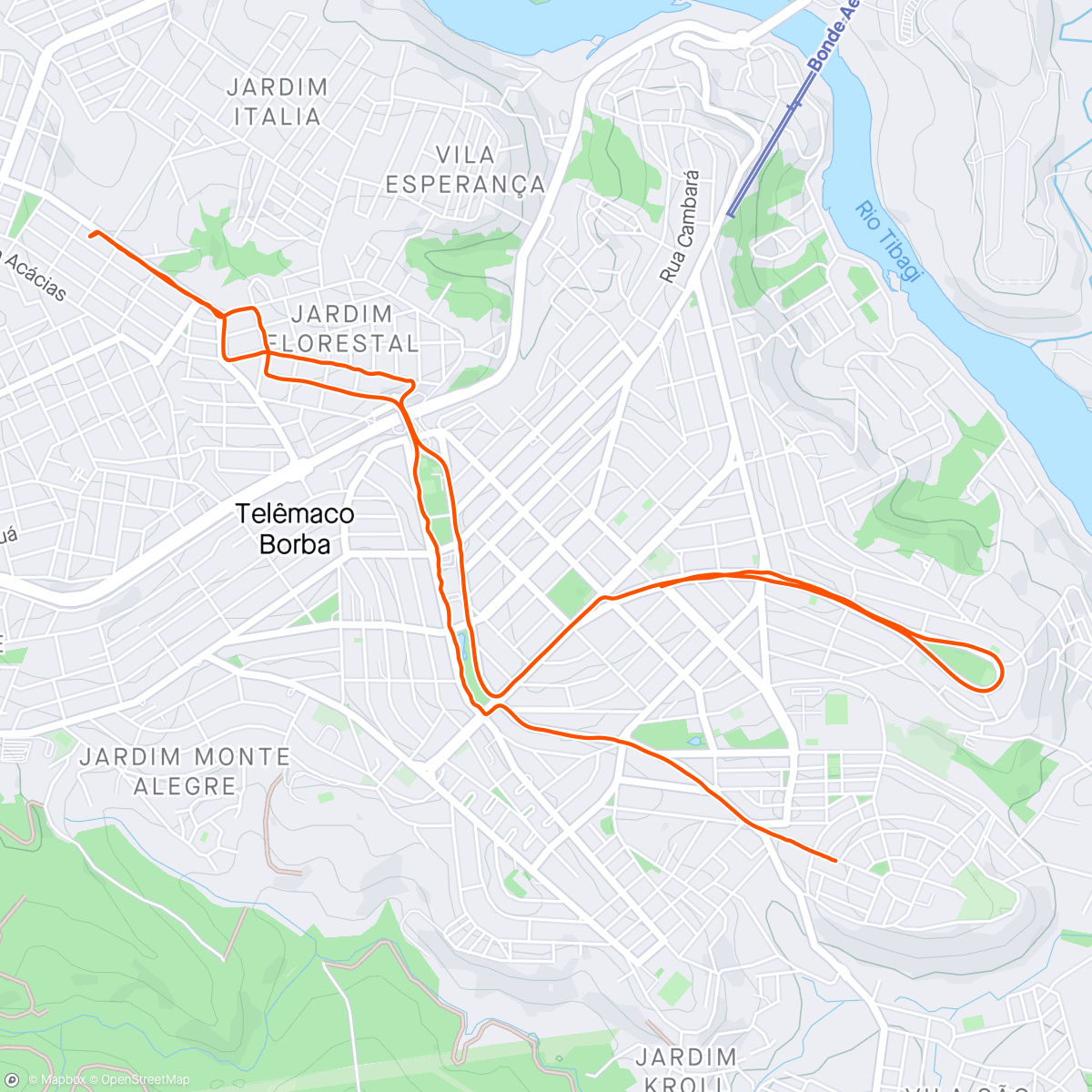 Map of the activity, 💪+🏃+🚴