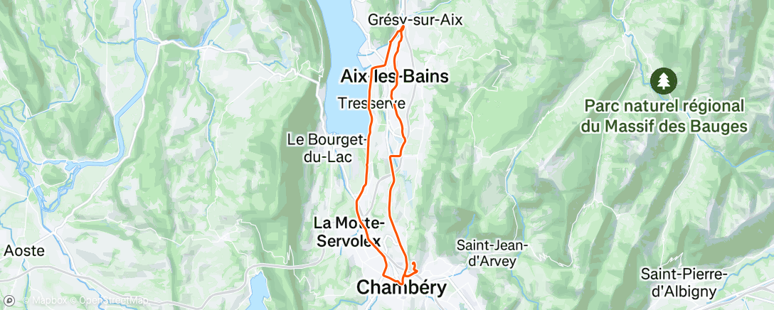Mapa de la actividad (Récup mais dans le négatif donc pas récup 😂🥶)