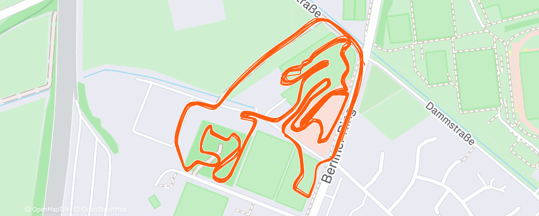 Map of the activity, CX DM Bensheim